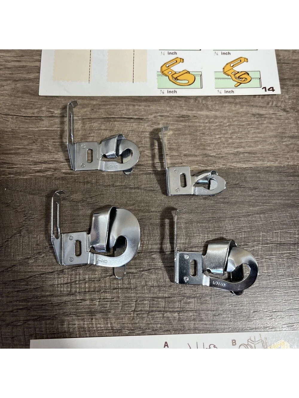 Set of 4 Kenmore SUPER HIGH SHANK Hemmers